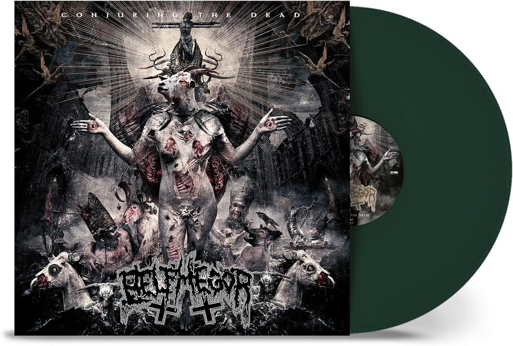 Belphegor Conjuring The Dead Vinyl LP Dark Green Colour 2023