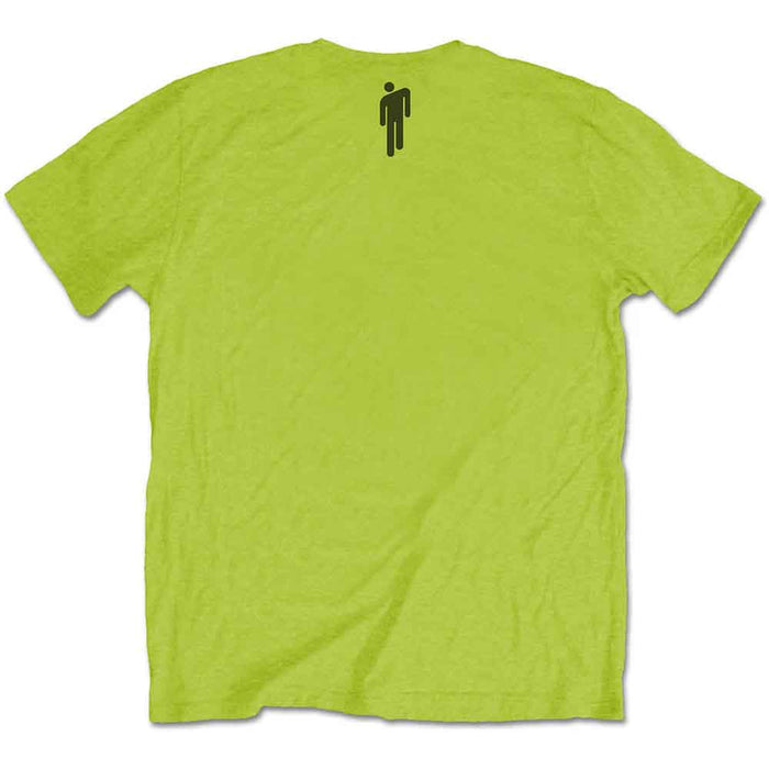 Billie Eilish Racer Logo & Blohsh Lime Green Large T-Shirt