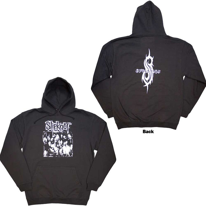 Slipknot Album Splatter Charcoal Grey X-Large Hoodie