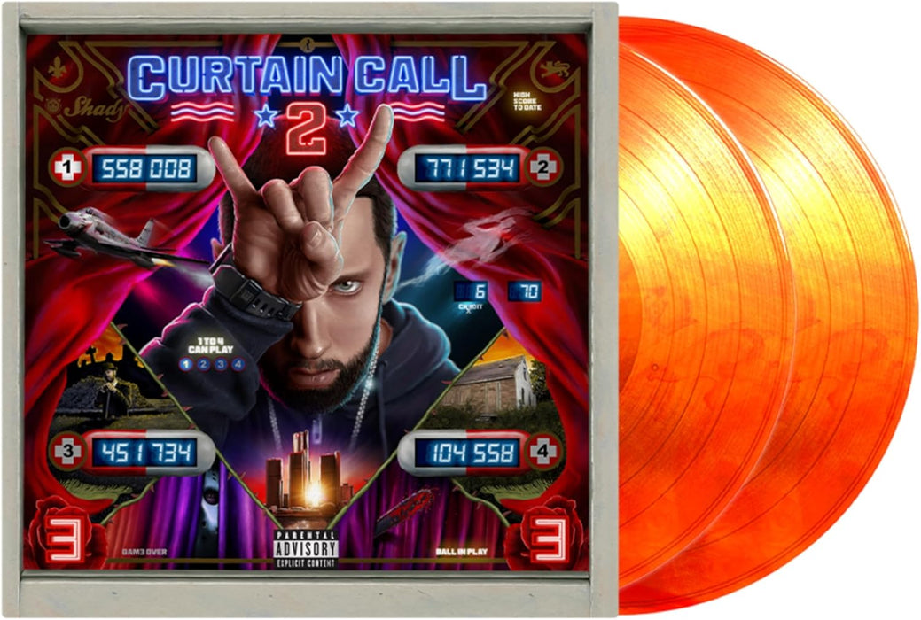 Eminem Curtain Call 2 Vinyl LP Orange Colour 2022