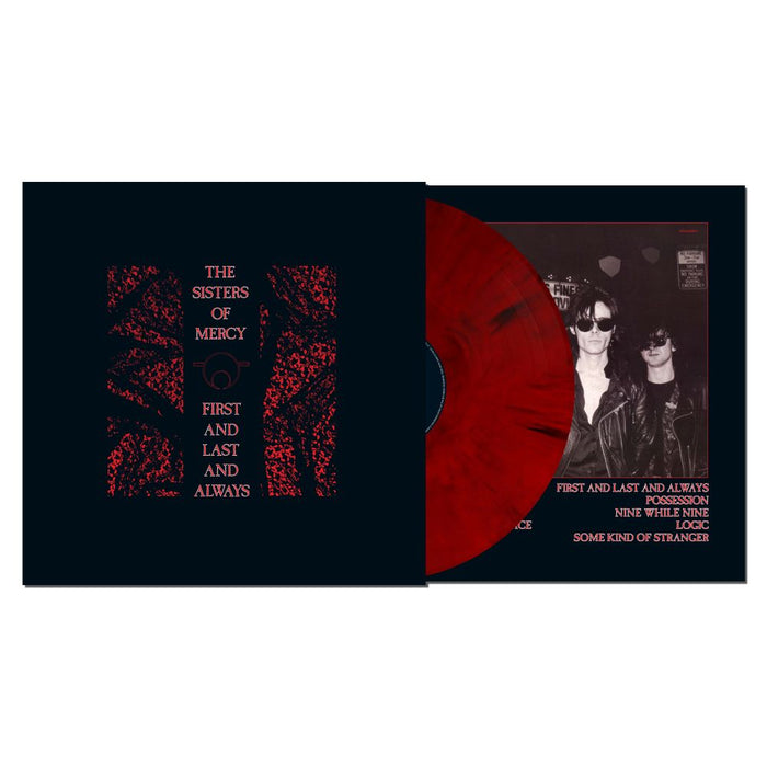 The Sisters Of Mercy First and Last and Always Vinyl LP Indies Red & Black Marble Colour 2025