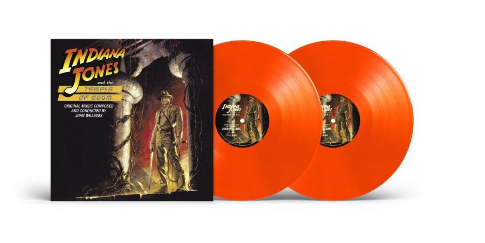 John Williams Indiana Jones and the Temple of Doom Vinyl LP Orange Colour Due Out 05/06/26