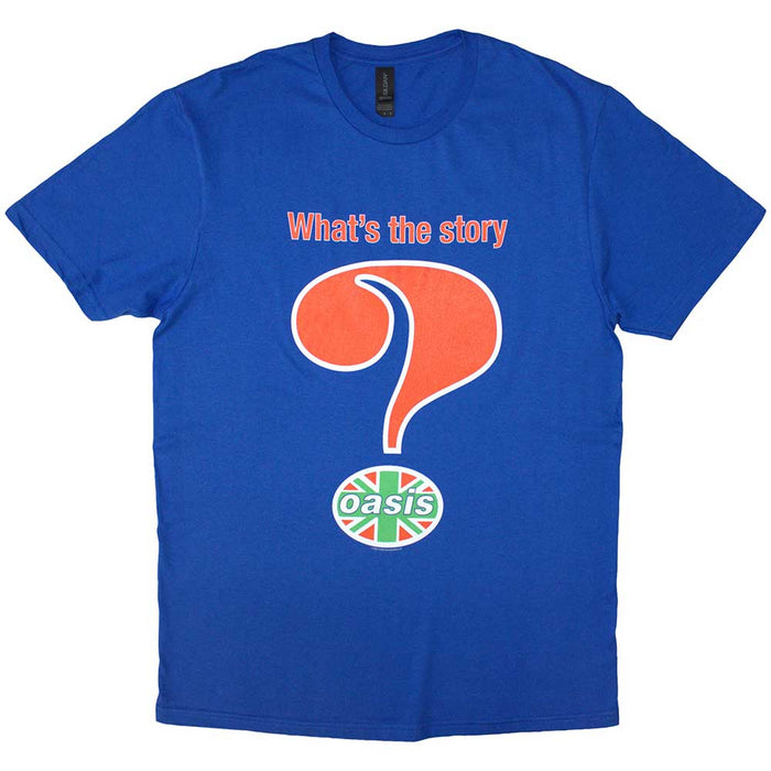 Oasis Question Mark Blue Small T-Shirt