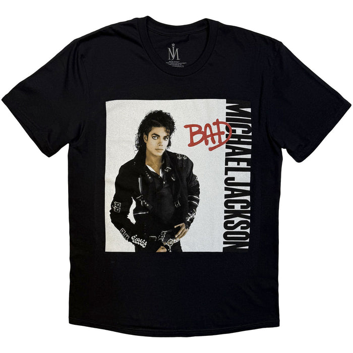 Michael Jackson Bad Black Large T-Shirt