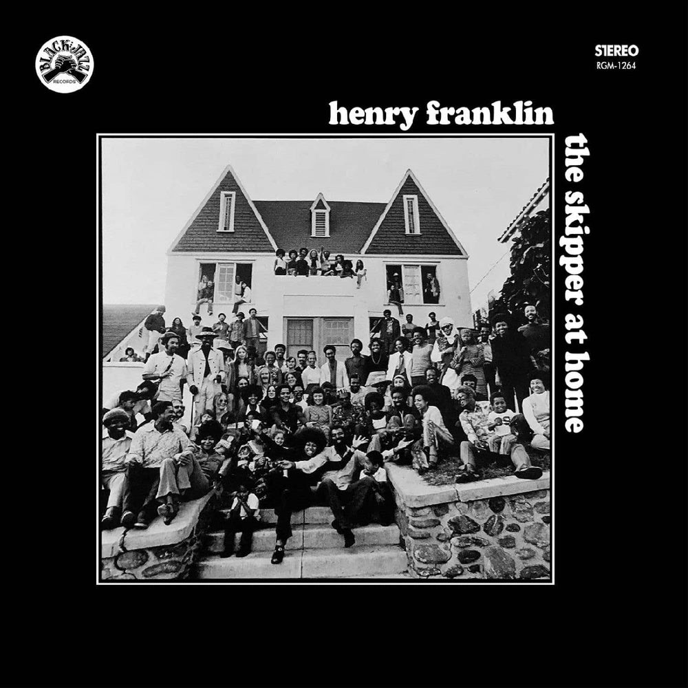 Henry Franklin The Skipper At Home Vinyl LP Blue With Black Swirl
