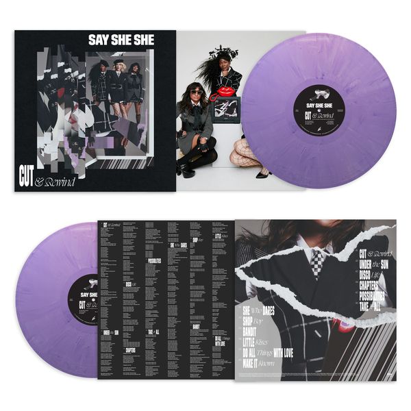 Say She She Cut & Rewind Vinyl LP Lilac Colour 2025