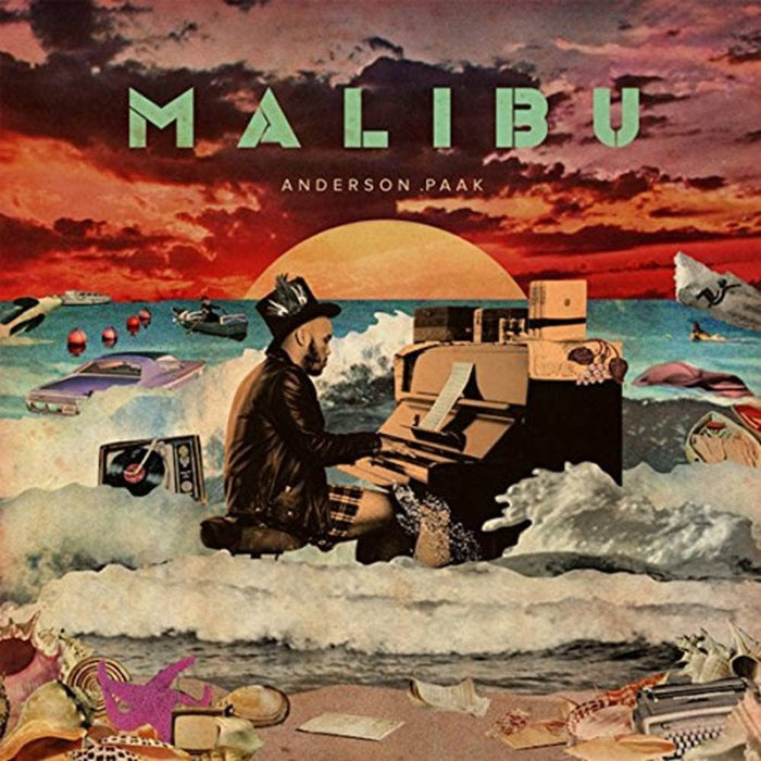 Anderson .Paak Malibu Vinyl LP Orange and White 2023