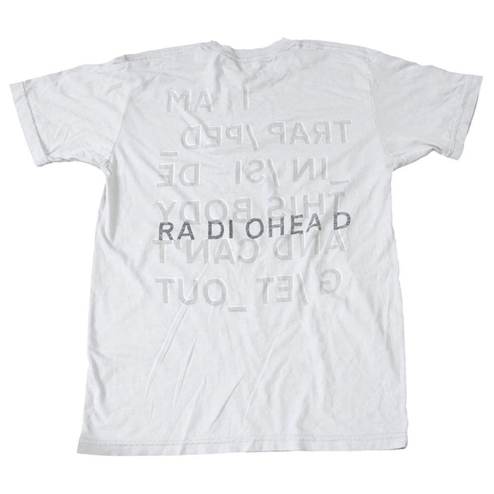 Radiohead Trapped White XX-Large T-Shirt
