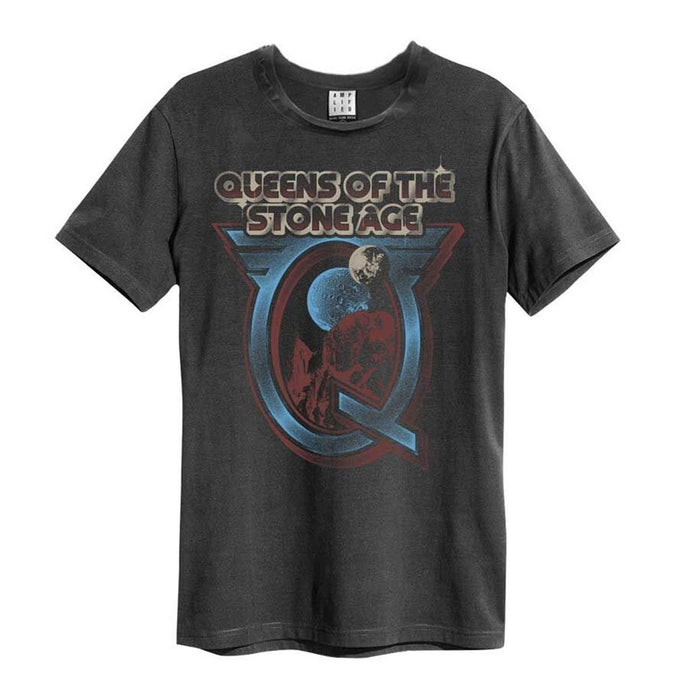 Queens Of The Stone Age Outer Space Amplified Charcoal Small Unisex T-Shirt