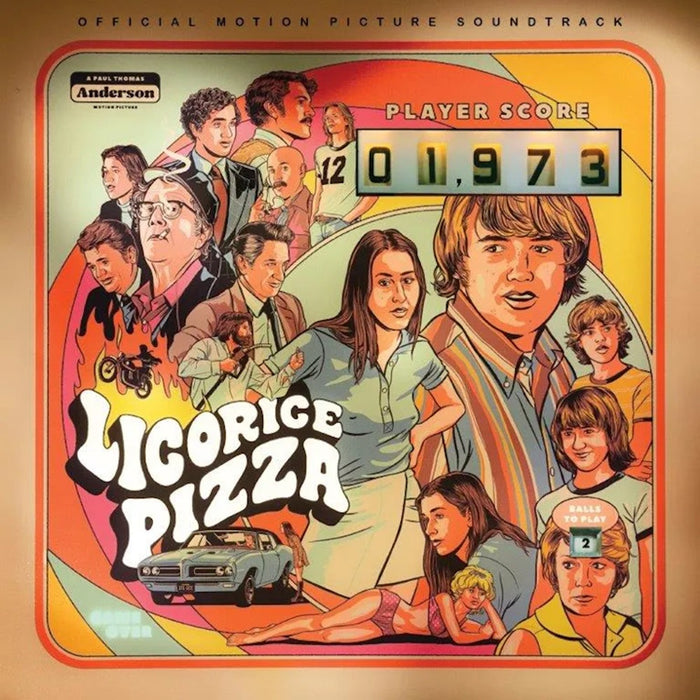 Licorice Pizza (Original Motion Picture Soundtrack) Vinyl LP Red Colour 2021