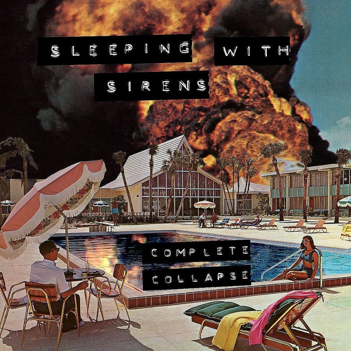 Sleeping With Sirens Complete Collapse Vinyl LP Easter Yellow & Orange Galaxy 2022