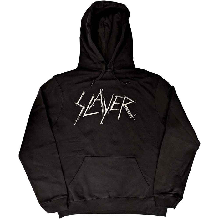 Slayer Repentless Scratchy Logo Black Large Hoodie