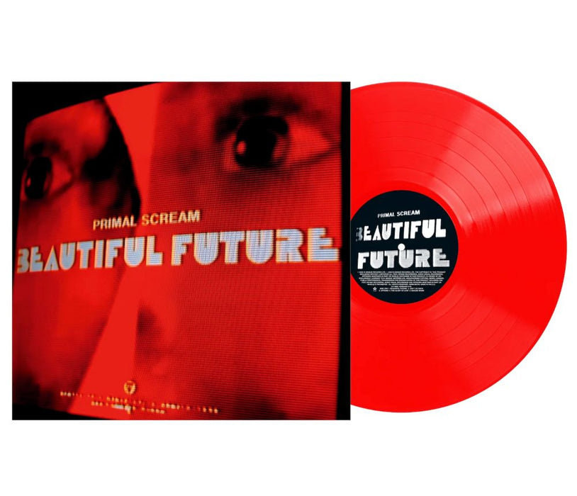 Primal Scream Beautiful Future Vinyl LP Transparent Red Colour Due Out 26/06/26
