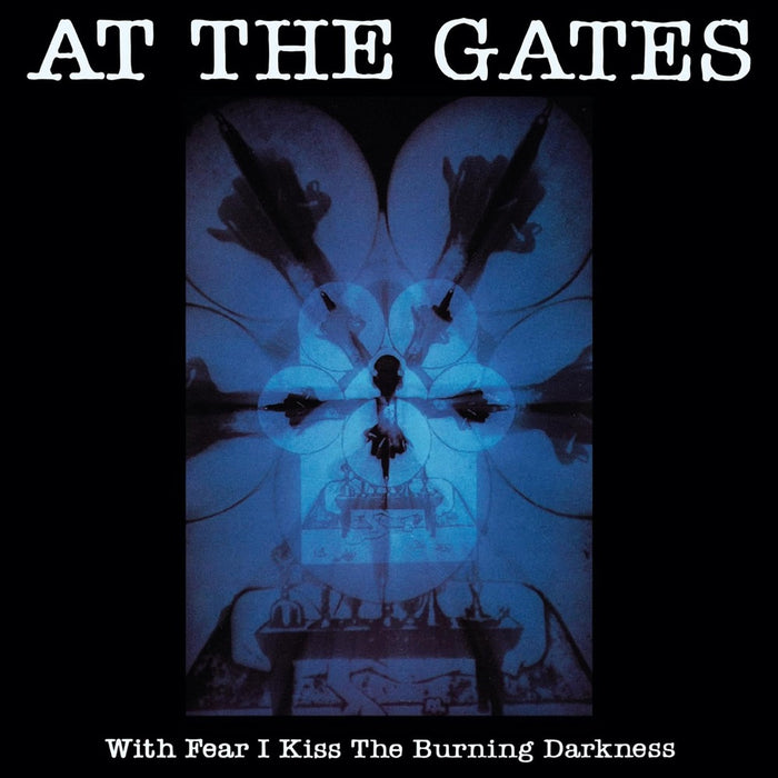 At The Gates With Fear I Kiss The Burning Darkness Vinyl LP 30th Anniversary Blue Marble Colour 2023