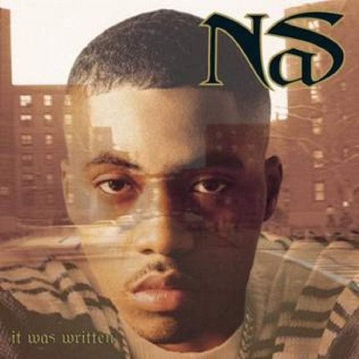 Nas It Was Written Vinyl LP Gold and Black Marble Colour NAD 2023