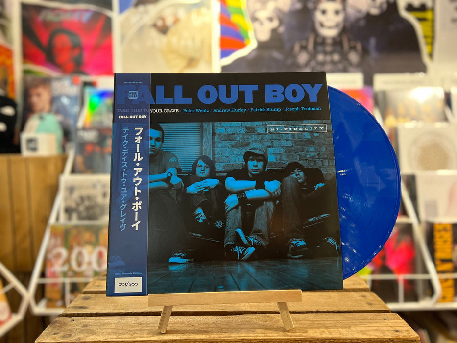 Fall Out Boy Take This To Your Grave Vinyl LP Assai Obi Edition Blue Jay Colour 2023