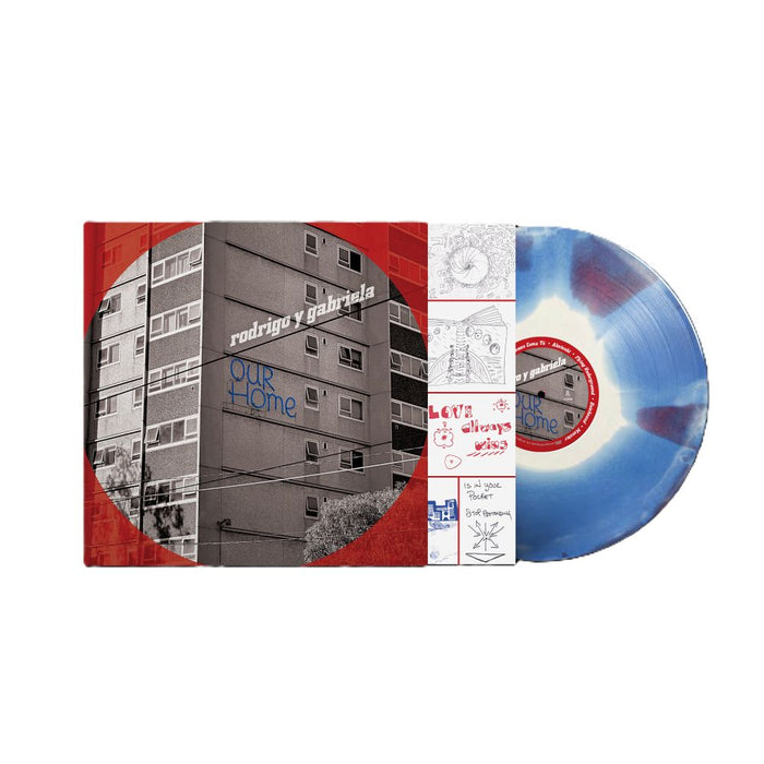 Rodrigo y Gabriela OurHome Vinyl LP White on Blue on Red Triple Layer Colour Due Out 18/09/26