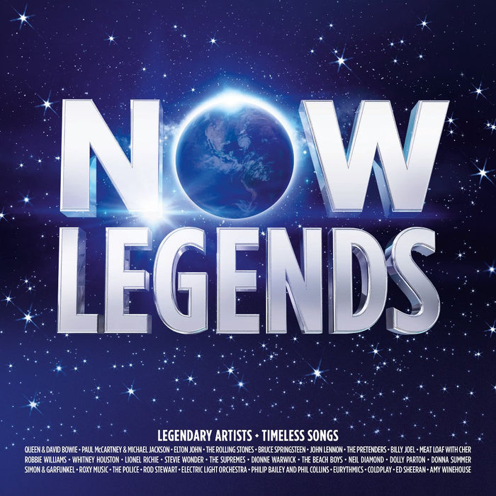 Various Artists NOW - Legends Vinyl LP Silver Colour Due Out 13/11/26