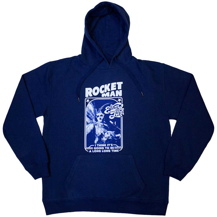 Elton John Rocketman Blue X-Large Hoodie