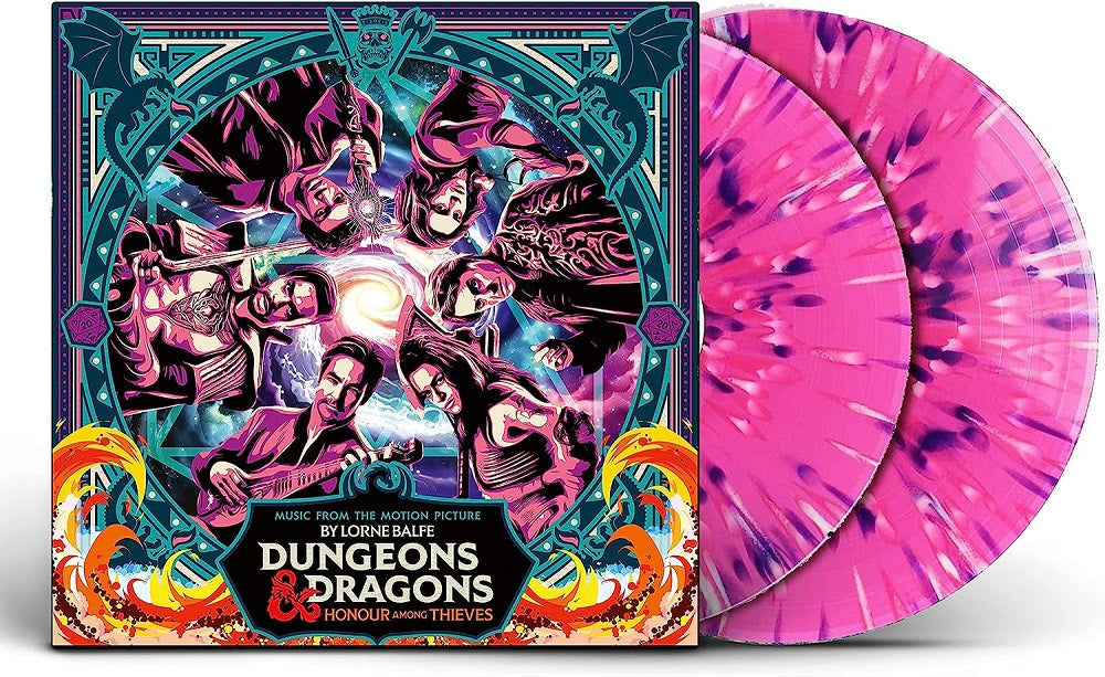 Lorne Balfe Dungeons & Dragons: Honour Among Thieves Vinyl LP Pink Splatter Colour 2023