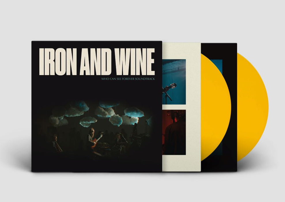 Iron & Wine Who Can See Forever Soundtrack Vinyl LP Transparent Yellow Colour 2023