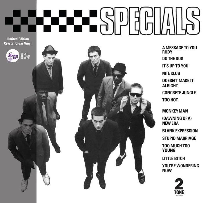 The Specials Specials Vinyl LP Clear Colour National Album Day 2024