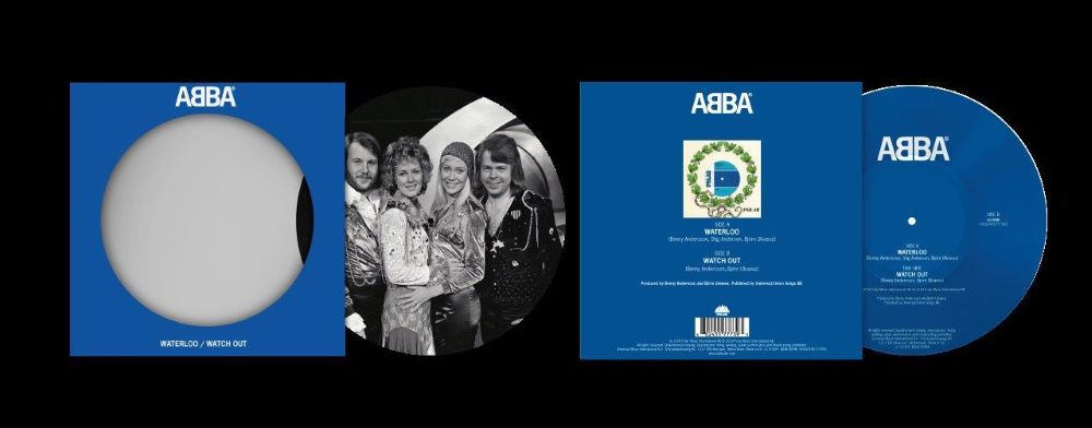 Abba Waterloo / Watch Out 7" Vinyl Single 2024