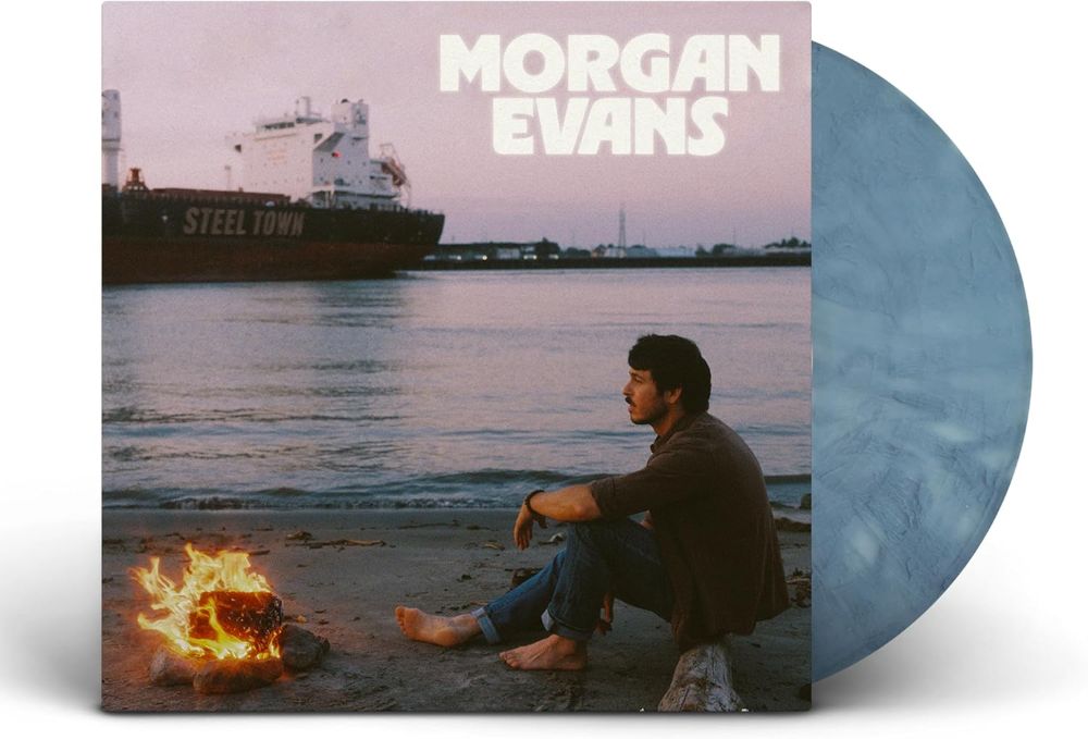 Morgan Evans Steel Town Vinyl LP Steel Blue Colour 2026