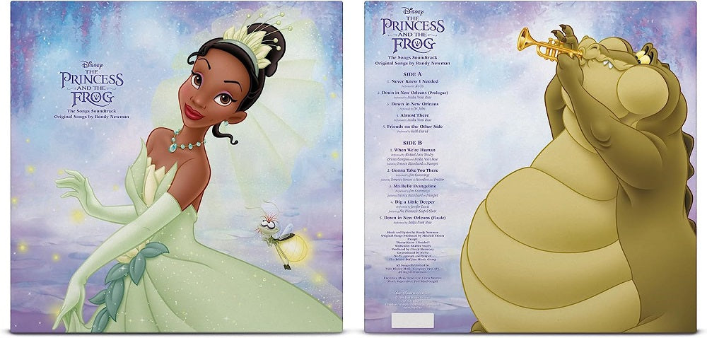 The Princess and The Frog: The Songs Soundtrack Vinyl LP Yellow Colour 2023