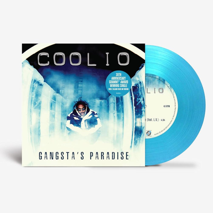 Coolio Gangsta's Paradise Vinyl 7" Ice Blue Colour 2025