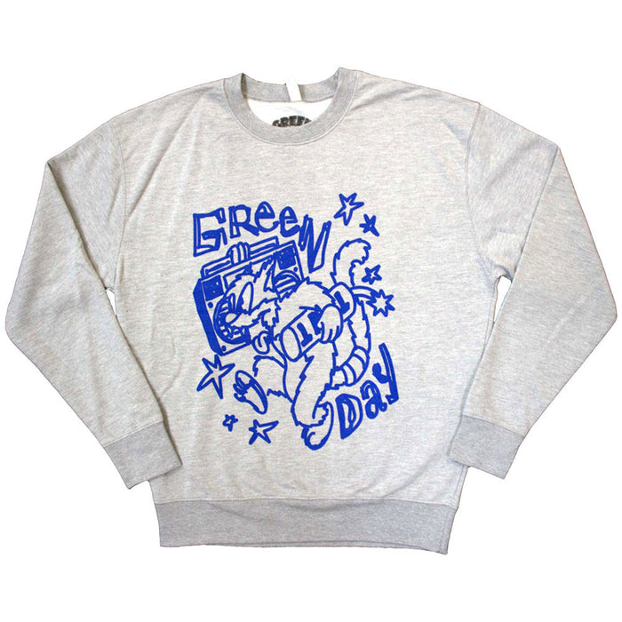 Green Day Cat Blaster Small Sweatshirt