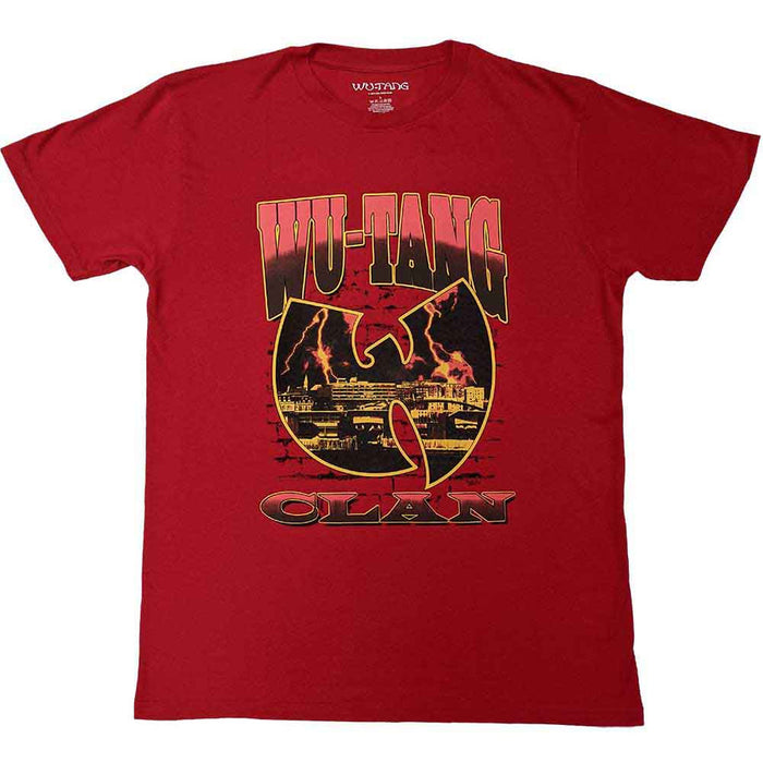 Wu-Tang Clan Brick Wall Red Large T-Shirt