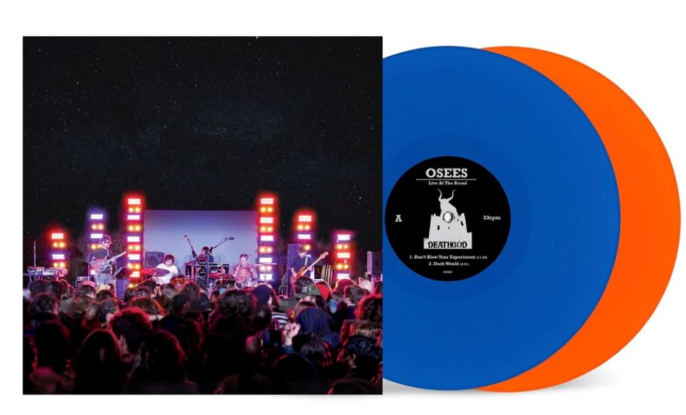 OSEES Live At The Broad Vinyl LP Blue Jay & Neon Orange Colour 2025
