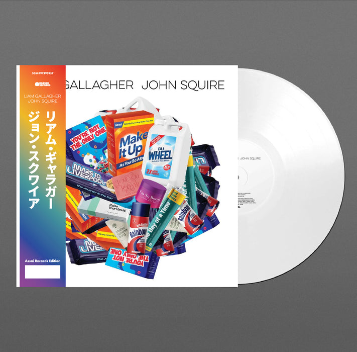 Liam Gallagher John Squire Liam Gallagher John Squire Vinyl LP Assai Obi Edition White Colour 2024