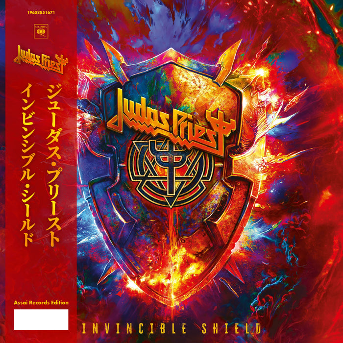 Judas Priest Invincible Shield Vinyl LP Assai Obi Edition Red Colour 2024