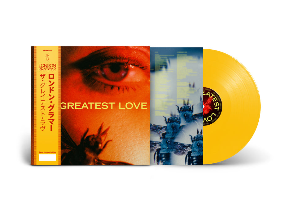 London Grammar The Greatest Love Vinyl LP Signed Assai Obi Edition Yellow Colour 2024