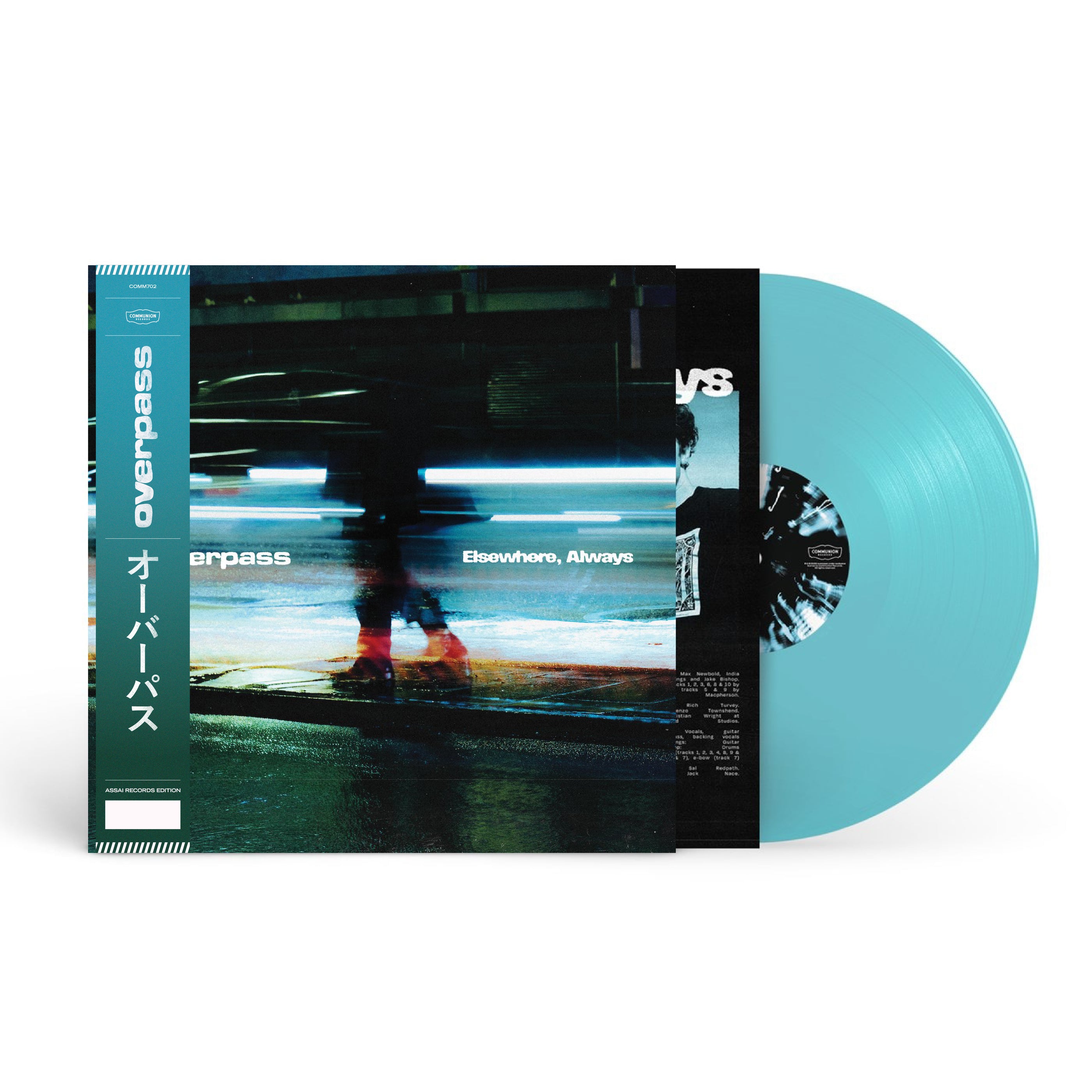overpass Elsewhere, Always Vinyl LP Signed Assai Obi Edition Blue Tran ...