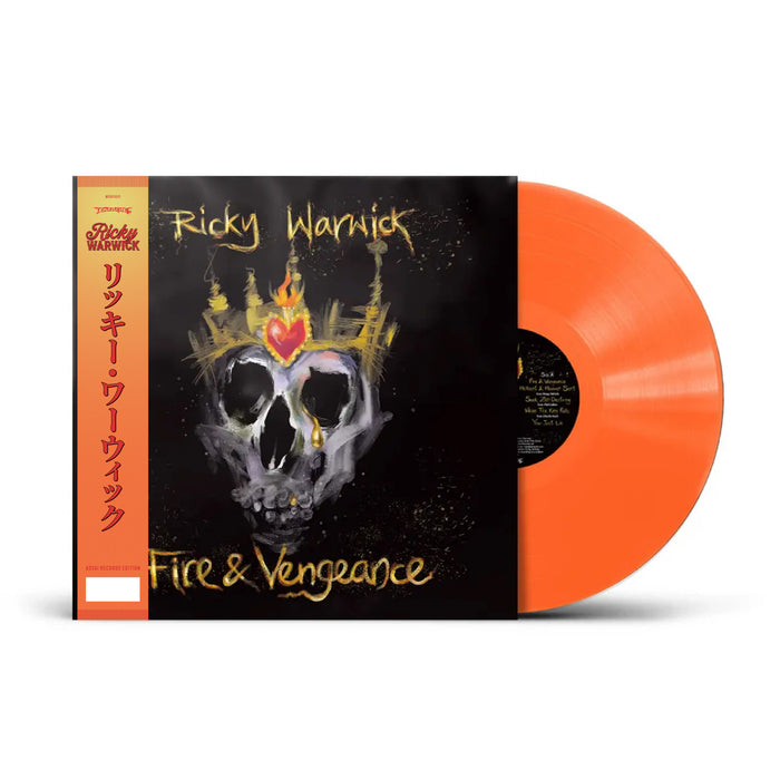Ricky Warwick Fire & Vengeance Vinyl LP Signed Assai Obi Edition Orange Colour 2026