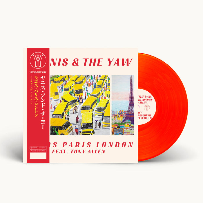 Yannis & The Yaw feat. Tony Allen Lagos Paris London EP Signed Assai Obi Edition Red Colour 2024