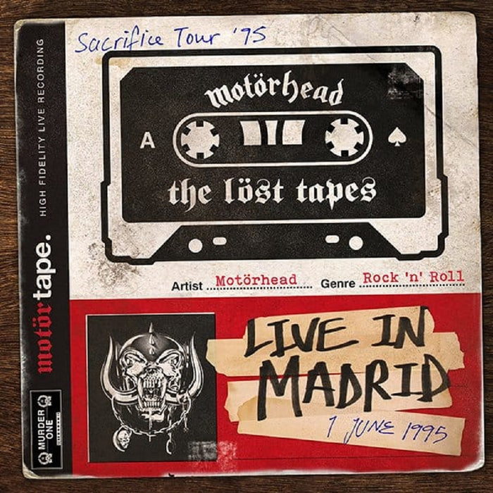 Motorhead The Lost Tapes Vol 1 (Live In Madrid 1995) Vinyl LP Red Colour Black Friday 2021