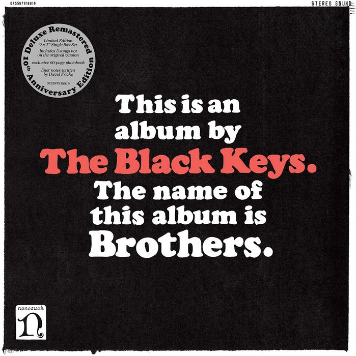 The Black Keys Brothers Vinyl LP Deluxe Remastered Anniversary 2021