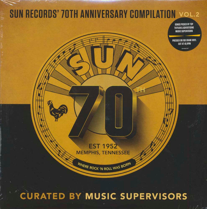 Sun Records 70th Anniversary Compilation (Curated By Music Supervisors) Vinyl LP 2022