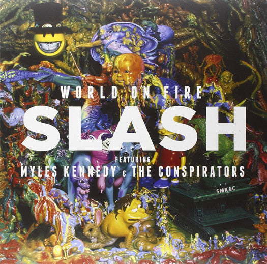 SLASH WORLD ON FIRE LP VINYL NEW 2014 33RPM