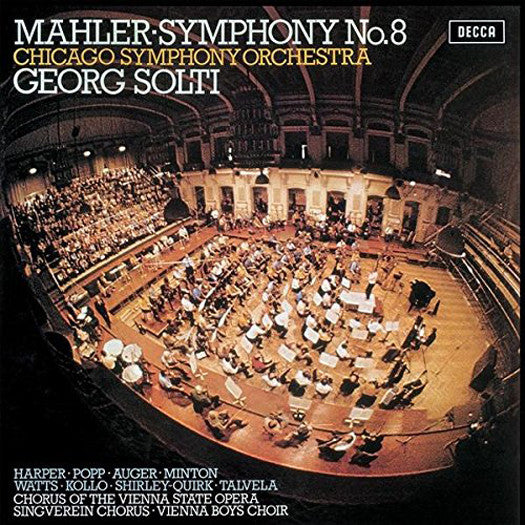 CHICAGO ORCHESTRA Georg Solti Mahler SYMPHONY 8 LP Vinyl NEW