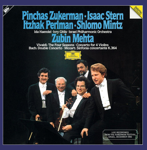 SHLOMO MINTZ PINCHAS ZUKERMAN ITZHAK PERLMAN ISRAEL LP VINYL NEW 33RPM