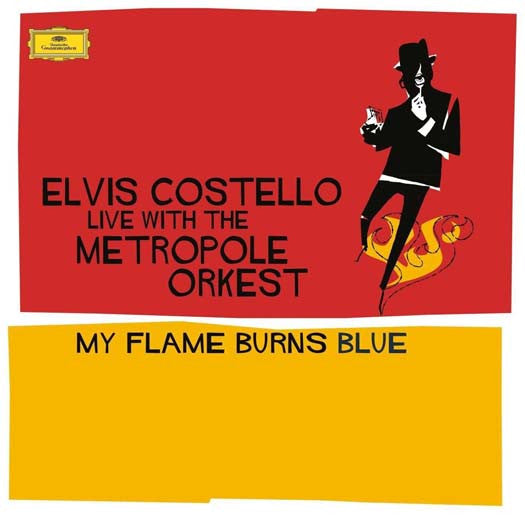 ELVIS COSTELLO My Flame Burns Blue Vinyl LP 2017