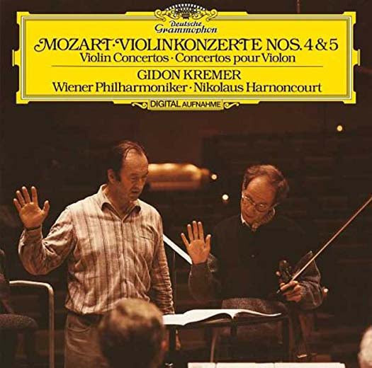 MOZART Violin concertos Nikolaus Harnoncourt LP Vinyl NEW 2017