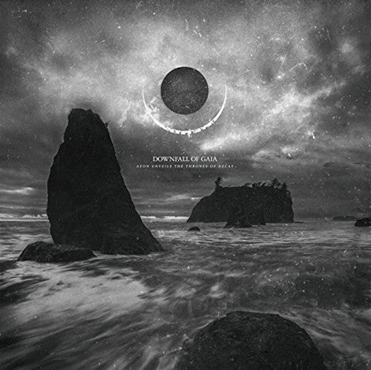 DOWNFALL OF GAIA AEON UNVEILS THE THRONES OF DECAY LP VINYL 33RPM NEW