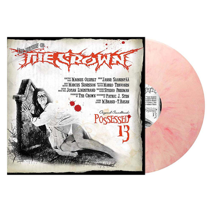 The Crown - Possessed 13 White/Red Marbled Vinyl LP 2020