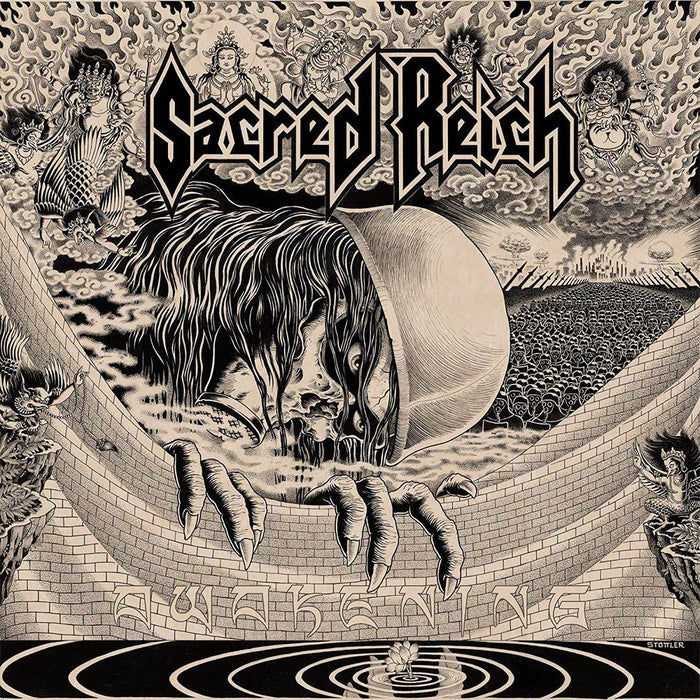 Sacred Reich Awakening Clear Black Splatter Vinyl LP New 2019